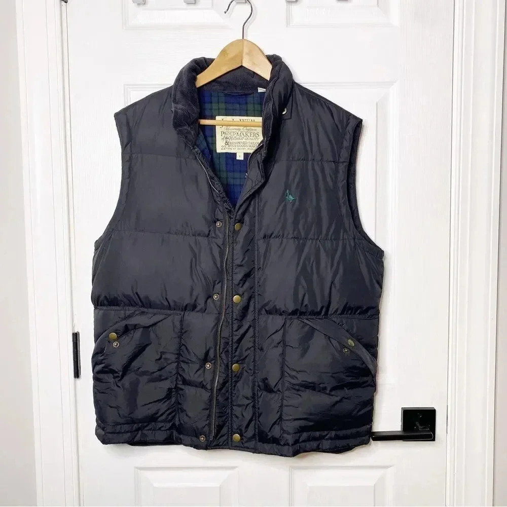 Jack Wills Navy Quilted Vest